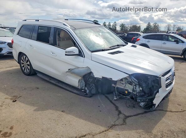 4JGDF6EE5KB236623 2019 MERCEDES-BENZ GLS Белый Передняя правая четверть