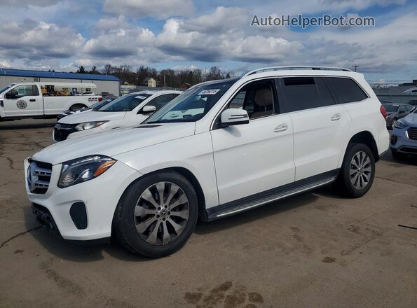 4JGDF6EE5KB236623 2019 MERCEDES-BENZ GLS Белый Передняя левая четверть