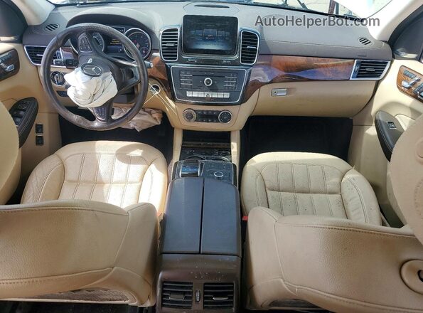 4JGDF6EE5KB236623 2019 MERCEDES-BENZ GLS Белый Вид панели приборов