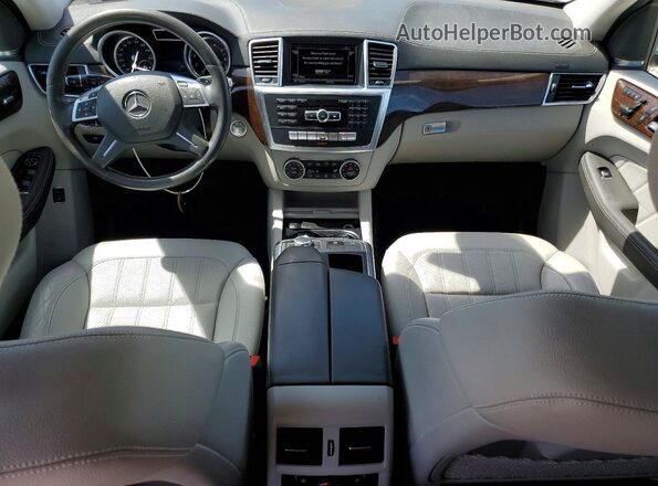 4JGDF6EE6GA658283 2016 MERCEDES-BENZ GL-CLASS Серебряный Вид панели приборов