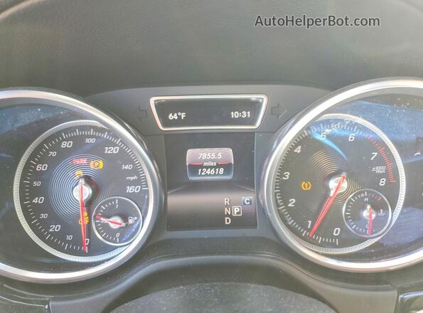 4JGDF6EE6JB070692 2018 MERCEDES-BENZ GLS White Вид щитка приладів