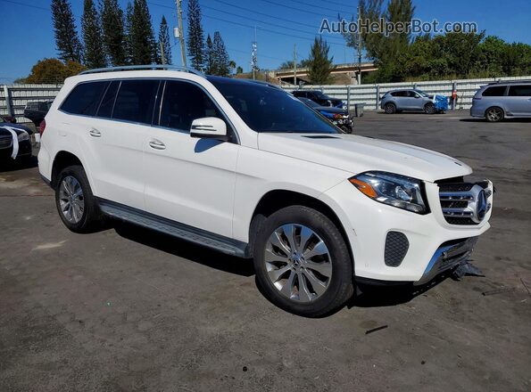4JGDF6EE6JB070692 2018 MERCEDES-BENZ GLS White Передня права чверть