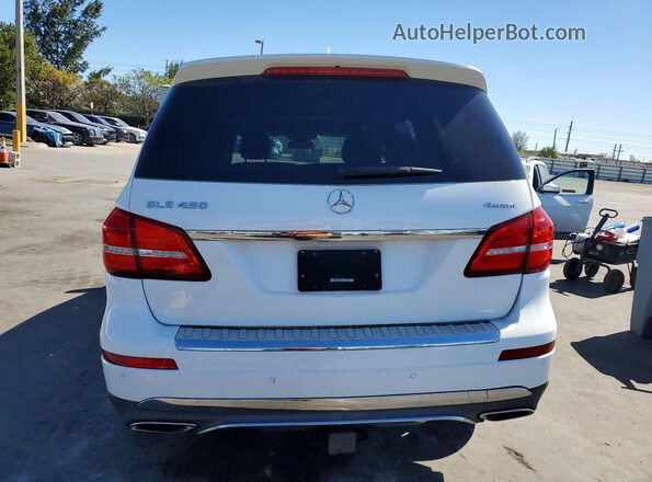 4JGDF6EE6JB070692 2018 MERCEDES-BENZ GLS White Вид ззаду