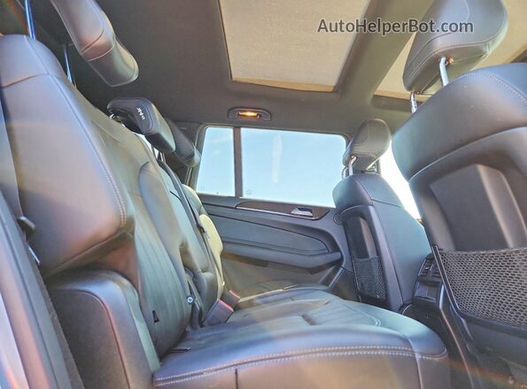 4JGDF6EE7HA875231 2017 MERCEDES-BENZ GLS Gray Вид задньої частини салону