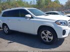2017 Mercedes-benz Gls 450 4matic Белый vin: 4JGDF6EE7HA888111