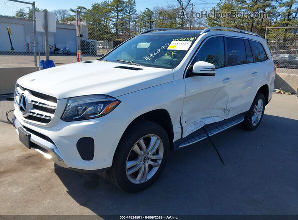 4JGDF6EE7JB067459 2018 MERCEDES-BENZ GLS 450 White Առջևի ձախ երեք քառորդ տեսարան