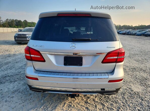 4JGDF6EE7JB182174 2018 MERCEDES-BENZ GLS Серебряный Вид сзади