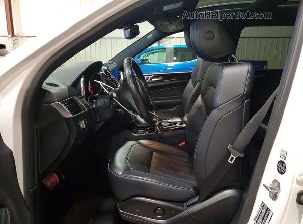 4JGDF6EE9JB109372 2018 MERCEDES-BENZ GLS White Widok wnętrza z przodu