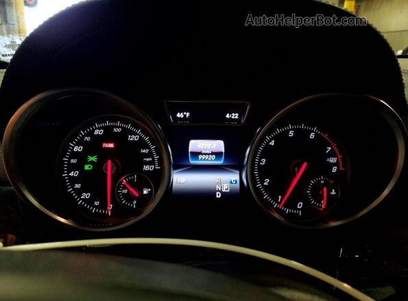 4JGDF6EE9JB109372 2018 MERCEDES-BENZ GLS White Widok zestawu wskaźników