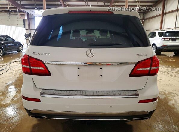 4JGDF6EE9JB109372 2018 MERCEDES-BENZ GLS White Widok z tyłu