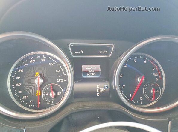 4JGDF6EE9KB216892 2019 MERCEDES-BENZ GLS Белый Вид щитка приборов