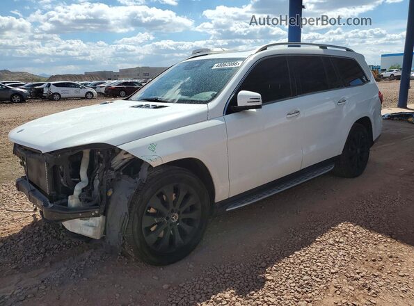 4JGDF6EE9KB216892 2019 MERCEDES-BENZ GLS Белый Передняя левая четверть