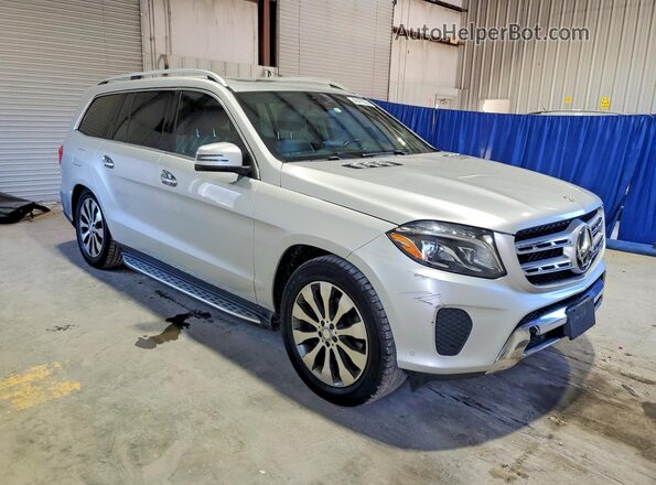 4JGDF6EEXHA900574 2017 MERCEDES-BENZ GLS Silver Передня права чверть