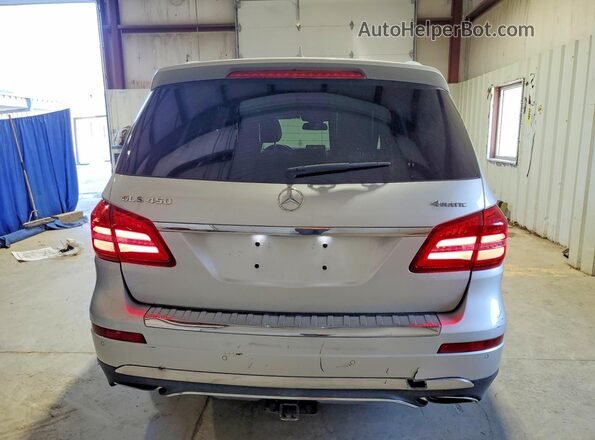 4JGDF6EEXHA900574 2017 MERCEDES-BENZ GLS Silver Вид ззаду