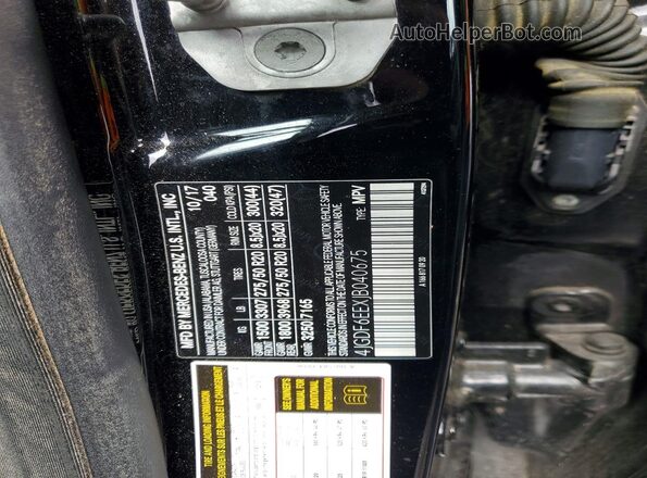 4JGDF6EEXJB040675 2018 MERCEDES-BENZ GLS Черный Вид подкапотного пространства