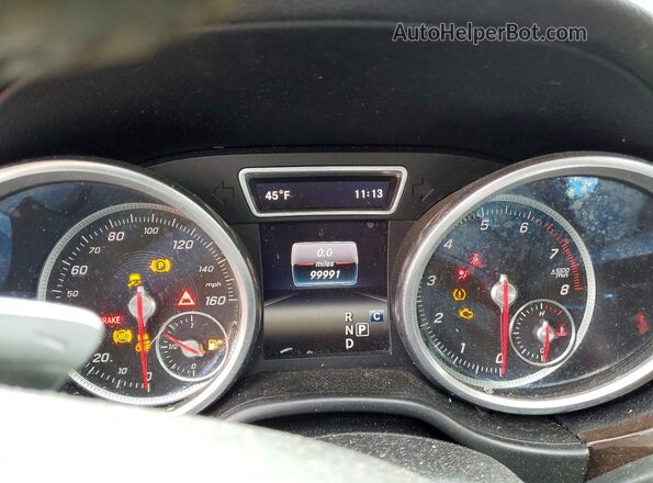 4JGDF6EEXJB040675 2018 MERCEDES-BENZ GLS Черный Вид щитка приборов