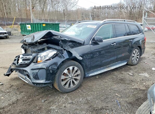 4JGDF6EEXJB040675 2018 MERCEDES-BENZ GLS Черный Передняя левая четверть