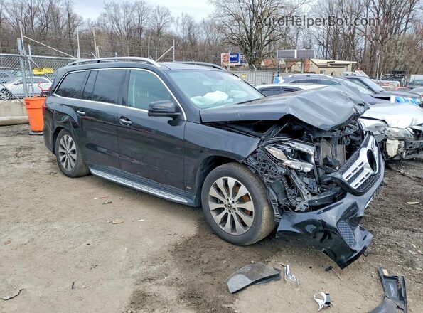 4JGDF6EEXJB040675 2018 MERCEDES-BENZ GLS Черный Передняя правая четверть