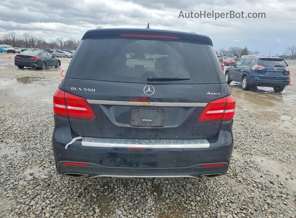 4JGDF7DEXJB137298 2018 MERCEDES-BENZ GLS Черный Вид сзади
