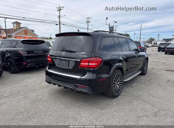 4JGDF7FE1HA888092 2017 MERCEDES-BENZ AMG GLS 63 Black უკანა მარჯვენა