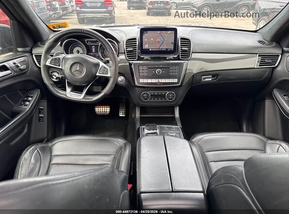 4JGDF7FE1HA888092 2017 MERCEDES-BENZ AMG GLS 63 Black VIN კოდის სტიკერის ხედი