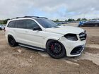 2018 Mercedes-benz Gls 63 Amg 4matic White vin: 4JGDF7FE7JB007637