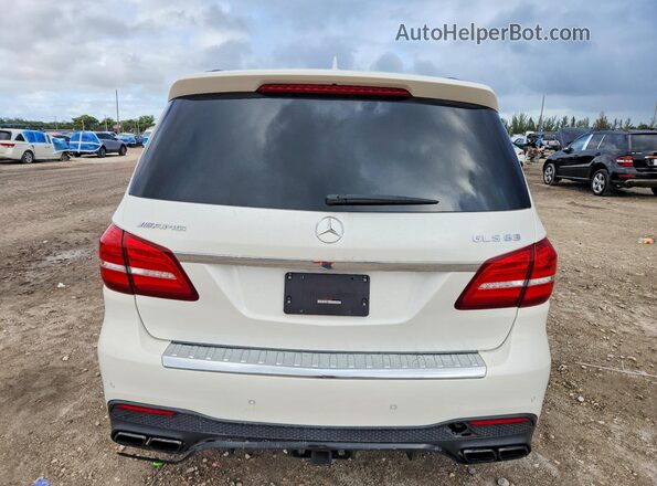 4JGDF7FE7JB007637 2018 MERCEDES-BENZ GLS White Հետևի տեսք