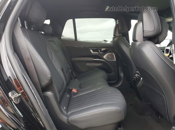 4JGDM2DB6PA029483 2023 MERCEDES-BENZ EQS Black Widok wnętrza z tyłu