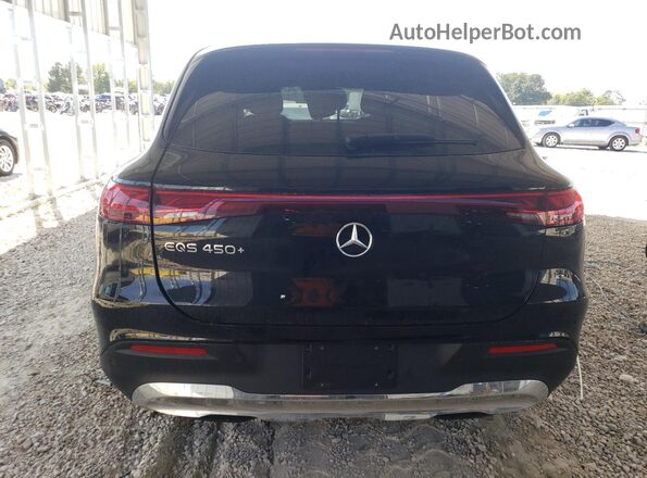 4JGDM2DB7PA027998 2023 MERCEDES-BENZ EQS Black Rear view