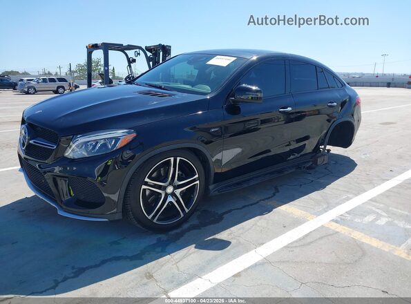 4JGED6EB2GA022072 2016 MERCEDES-BENZ GLE 450 AMG COUPE Black Vista tres cuartos delantera izquierda
