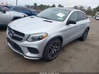 2019 Mercedes-benz Amg Gle 43 Coupe 4matic Gray vin: 4JGED6EB2KA141457