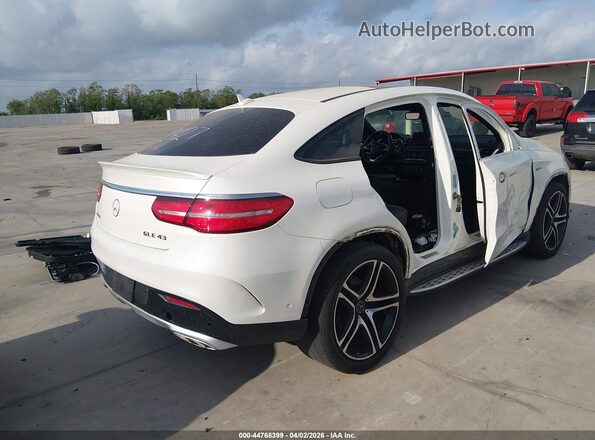 4JGED6EB4KA135532 2019 MERCEDES-BENZ AMG GLE 43 COUPE White Rear right