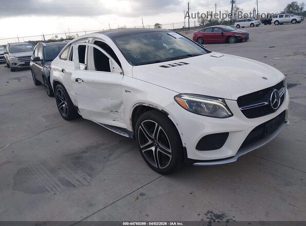 4JGED6EB4KA135532 2019 MERCEDES-BENZ AMG GLE 43 COUPE White Front right