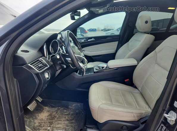 4JGED6EB7GA016834 2016 MERCEDES-BENZ GLE Серый Вид салона спереди