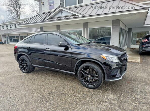 4JGED6EB9GA016186 2016 MERCEDES-BENZ GLE Черный Передняя левая четверть