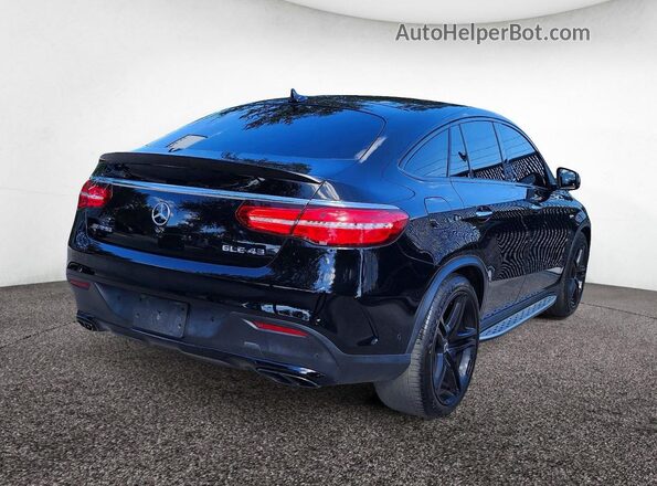 4JGED6EBXKA126348 2019 MERCEDES-BENZ GLE Черный Передняя правая четверть