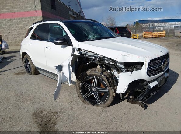 4JGFB4GB0RB265193 2024 MERCEDES-BENZ GLE 450 PLUG-IN HYBRID Белый Передняя правая четверть