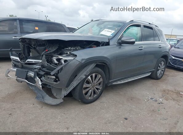 4JGFB4JB0LA201645 2020 MERCEDES-BENZ GLE 350 Gray Առջևի ձախ երեք քառորդ տեսարան