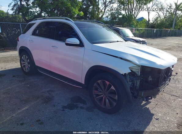 4JGFB4JB2MA438056 2021 MERCEDES-BENZ GLE 350 Белый Передняя правая четверть