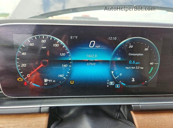 4JGFB4JB3MA331002 2021 MERCEDES-BENZ GLE Черный Вид щитка приборов