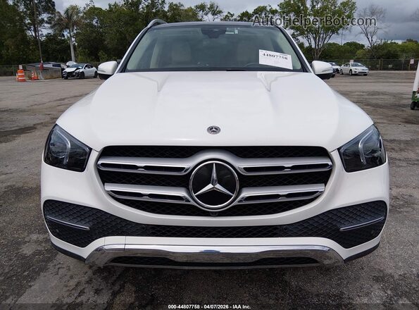 4JGFB4KB4MA312540 2021 MERCEDES-BENZ GLE 350 White Դիմացի տեսք