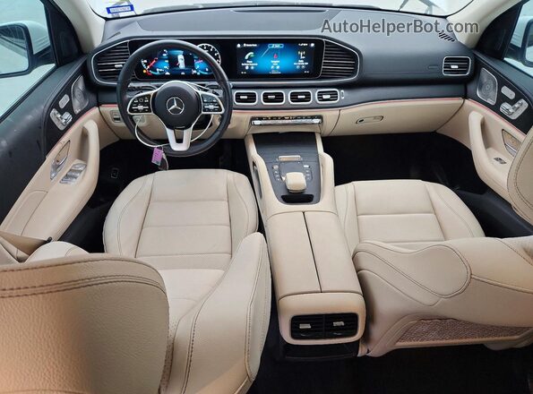 4JGFB4KB4PA892568 2023 MERCEDES-BENZ GLE White Widok deski rozdzielczej