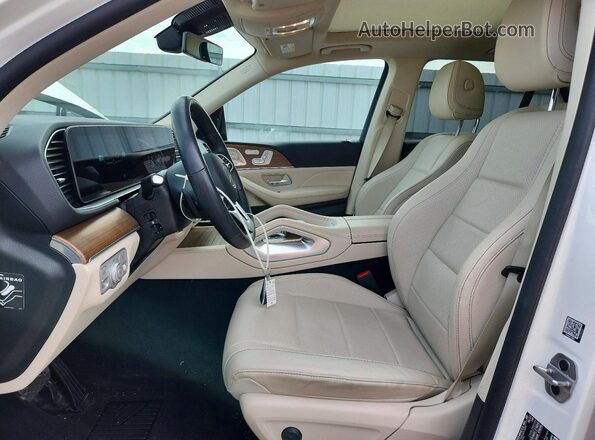 4JGFB4KB9MA516654 2021 MERCEDES-BENZ GLE White Front interior view
