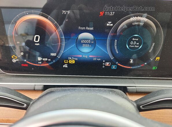 4JGFB4KB9MA516654 2021 MERCEDES-BENZ GLE White Instrument cluster view