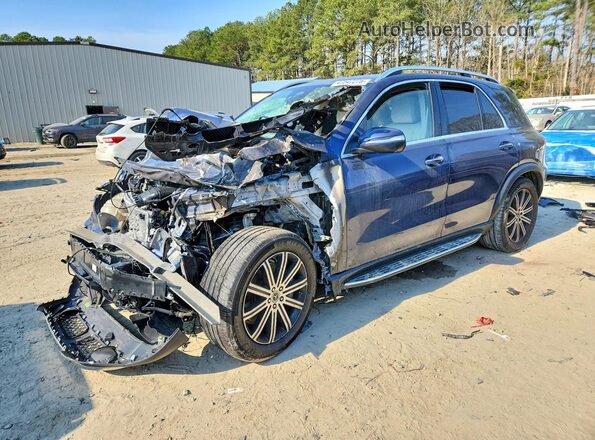 4JGFB5KB6RB226198 2024 MERCEDES-BENZ GLE Синий Передняя левая четверть