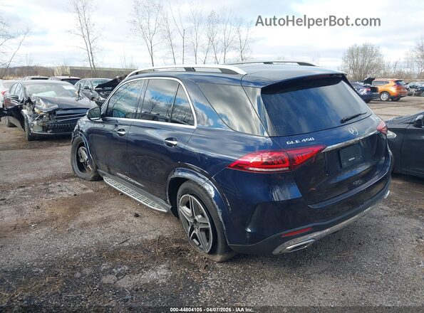 4JGFB5KB9MA492944 2021 MERCEDES-BENZ GLE 450 Blue Trasero izquierdo