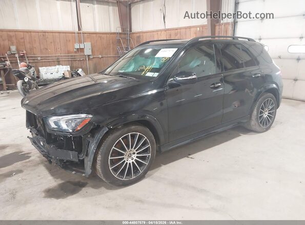 4JGFB5KBXMA319644 2021 MERCEDES-BENZ GLE 450 Черный Передняя левая четверть