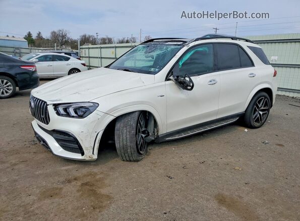 4JGFB6BB8MA531500 2021 MERCEDES-BENZ GLE Белый Передняя левая четверть