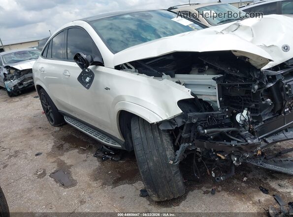 4JGFD6BB7MA199348 2021 MERCEDES-BENZ AMG GLE 53 COUPE Белый Передняя правая четверть
