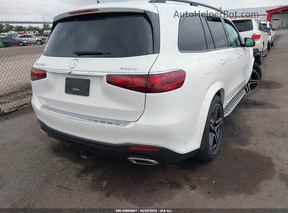 4JGFF5KEXRB074909 2024 MERCEDES-BENZ GLS 450 White Tył prawy